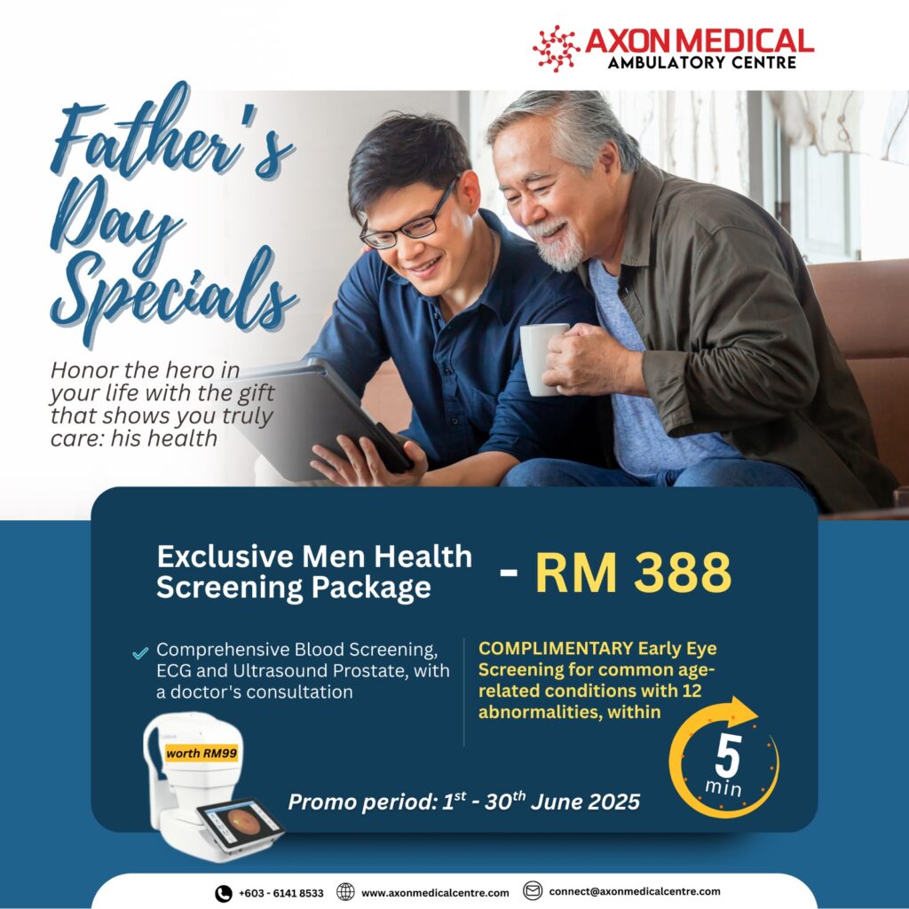 Father's Day Health Screening promotion